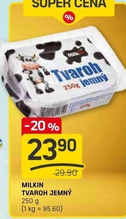 Tvaroh jemný Milkin