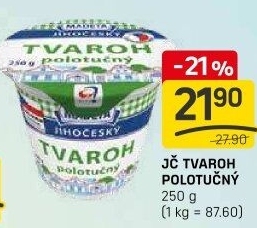 Tvaroh polotučný Jihočeský Madeta