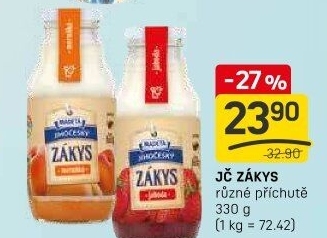 Zákys Jihočeský ochucený Madeta