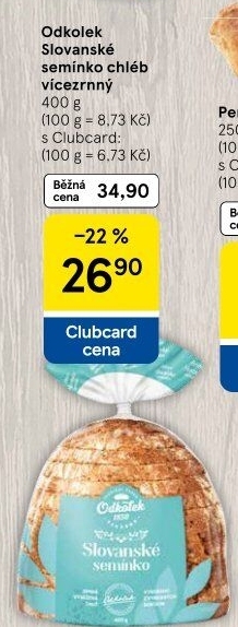 Chléb vícezrnný Slovanské semínko Odkolek