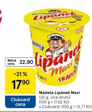 Dezert Lipánek Madeta