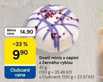 Koblih s ovocnou náplní Dooti