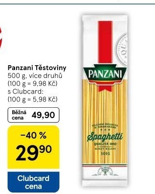 Těstoviny Panzani