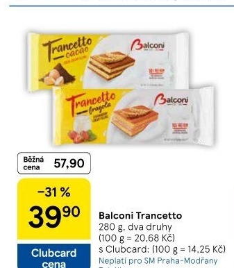 Dezert Trancetto Balconi