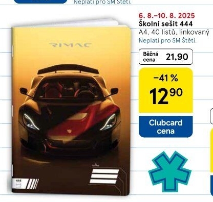Školní sešit A4