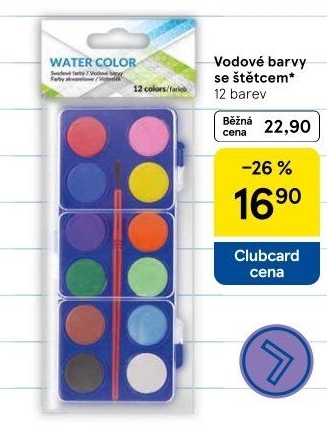 Vodové barvy