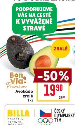 Avokádo Billa Bonvia Premium