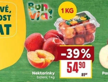 Nektarinky Billa Bonvia