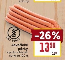 Párky javořické