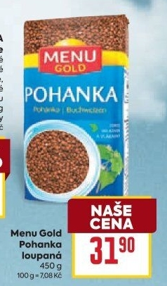 Pohanka Menu Gold