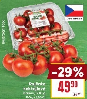 Rajčata koktejlová