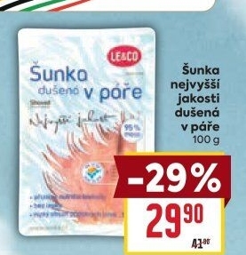 Šunka dušená nejvyšší jakosti LE&amp