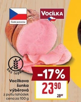 Šunka výběrová Vocílka