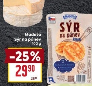 Sýr na pánev Madeta