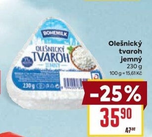Tvaroh Olešnický Bohemilk Opočno