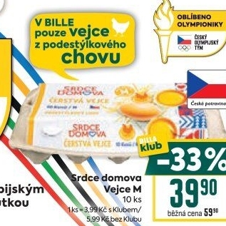 Vejce z podestýlky M Srdce Domova