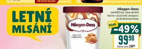 Zmrzlina v kelímku Häagen-Dazs