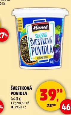 Povidla Hamé