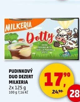 Pudinkový Duo dezert Dotty Milkeria