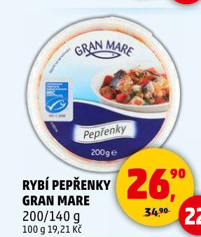 Rybí pepřenky Gran Mare