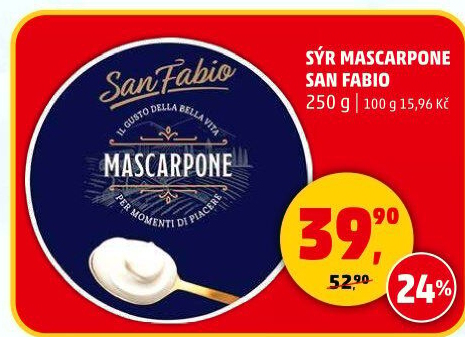 Sýr Mascarpone San Fabio