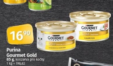 Konzerva pro kočky Gold Gourmet Purina