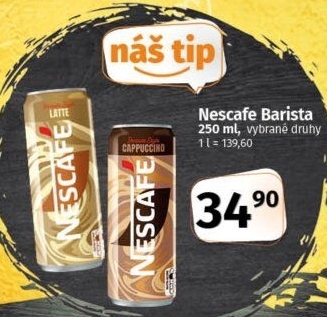 Ledová káva Barista Nescafé