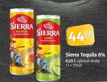Míchaný nápoj Tequila Sierra