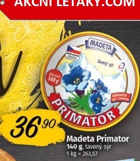 Sýr tavený Primátor Madeta