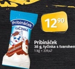 Tyčinka čokoládová Pribináček Orion