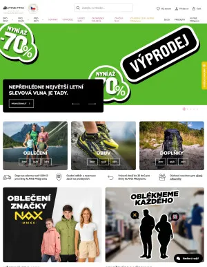 akční leták ALPINE PRO 6.8.2025-12.8.2025