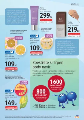 akční leták dm drogerie 7.8.2025-10.9.2025