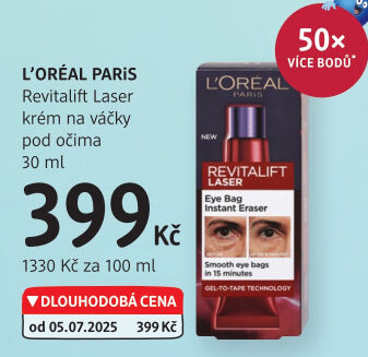 Krém na váčky pod očima Revitalift Laser L'
