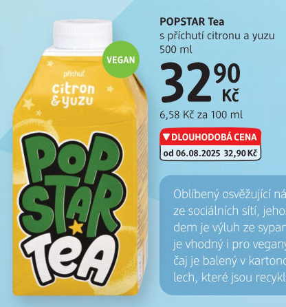 Ledový čaj Popstar