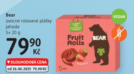 Ovocné pásky Bear Yoyo