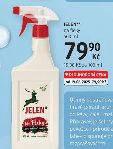 Prostředek na fleky ve spreji Jelen