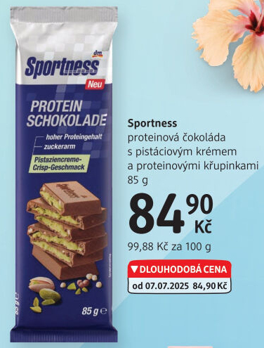 Proteinová čokoláda Sportness