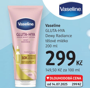 Tělové mléko Gluta - Hya Vaseline