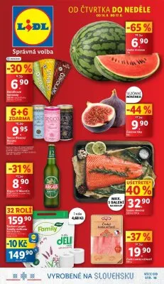 akční leták Lidl 14.8.2025-17.8.2025