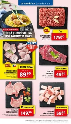 akční leták Lidl 11.8.2025-13.8.2025