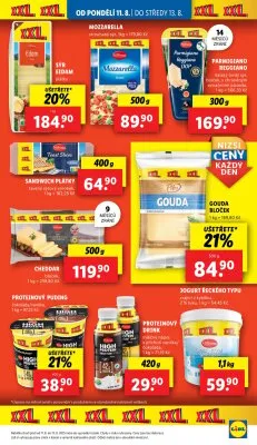 akční leták Lidl 11.8.2025-13.8.2025
