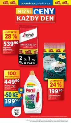 akční leták Lidl 11.8.2025-13.8.2025