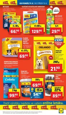 akční leták Lidl 11.8.2025-13.8.2025