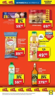akční leták Lidl 11.8.2025-13.8.2025