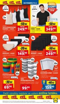 akční leták Lidl 11.8.2025-13.8.2025
