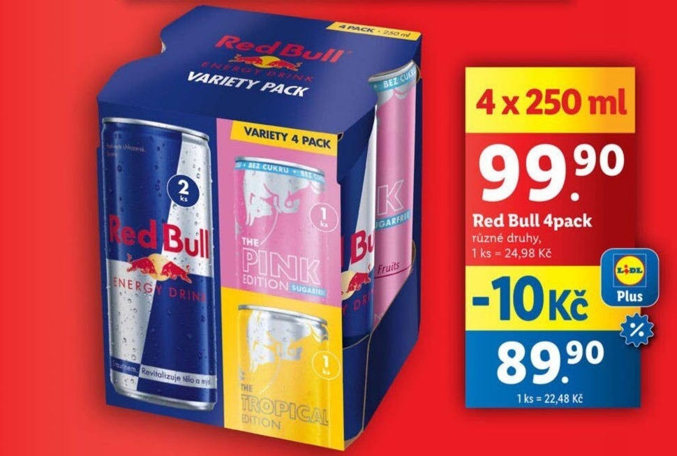 Energetický nápoj Red Bull
