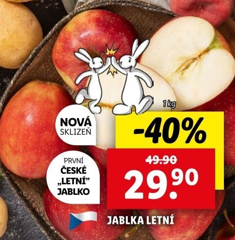 Jablka letní