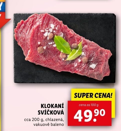 Klokaní svíčková