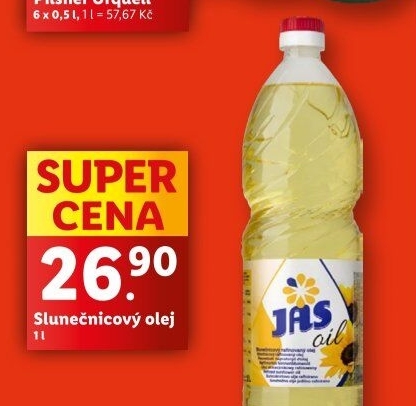 Slunečnicový olej Jas Oil