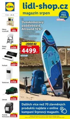 akční leták Lidl 11.8.2025-24.8.2025